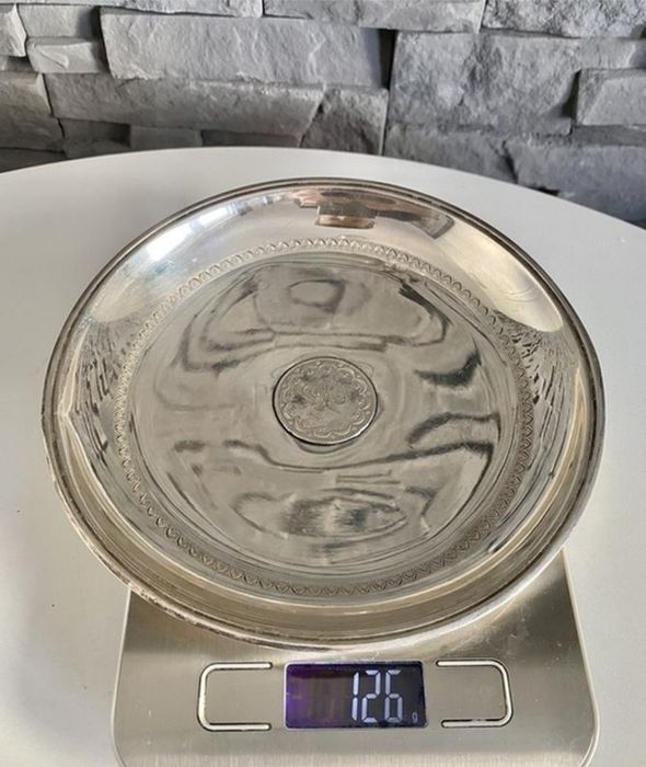 Тарілочка або піднос для рюмок, Туреччина, срібло 925