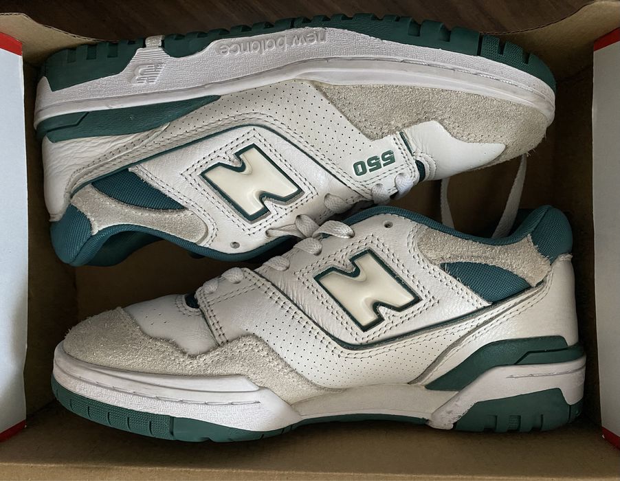 New Balance 550 verdes
