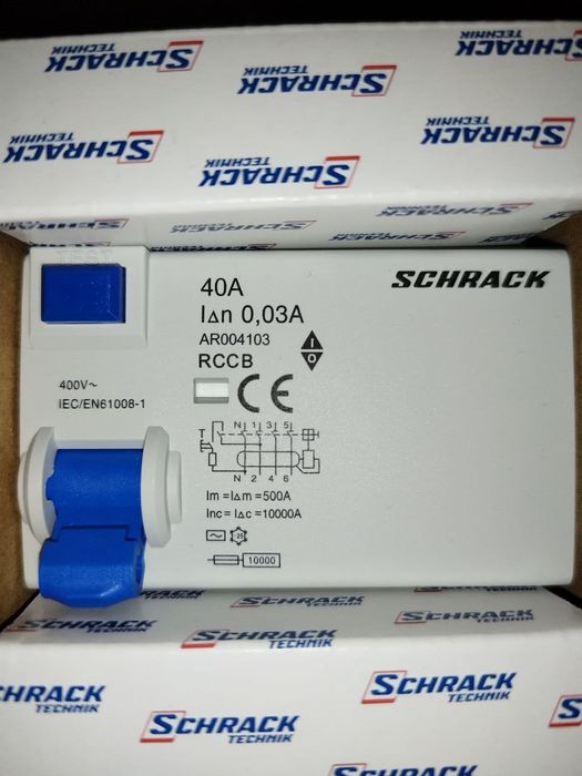 Schrack Wyłącznik Różnicowoprądowy 40A 4P 30Ma