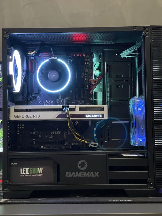 RTX 3060 12GB | R7 2700 | 16GB DDR4 | 240GB+500GB | 500W Ігровий ПК