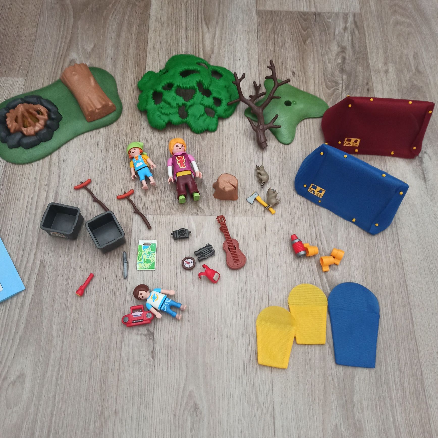 Playmobil camp sale site 6888