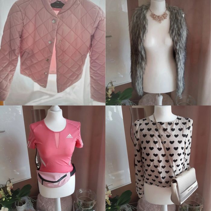 Wielki karton ubrań zara hilfiger mohito calvin klein adidas itp