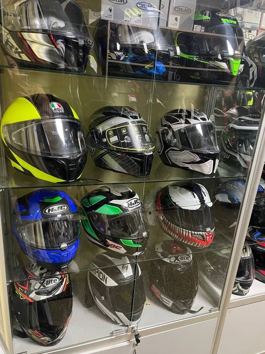 Мотошолом шлем AGV shoei shark hjc arai Nolan scorpion