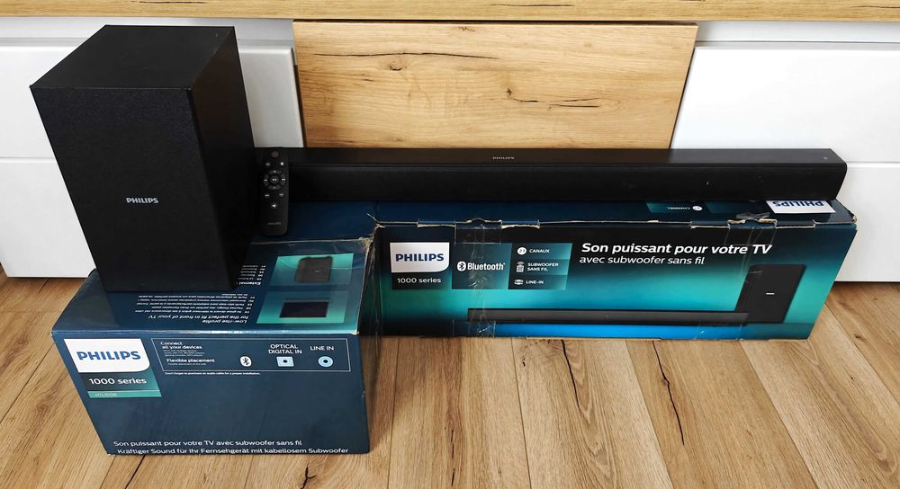 Soundbar Philips HTL1510B/12 2.1 70W Bezprzewodowy Sub