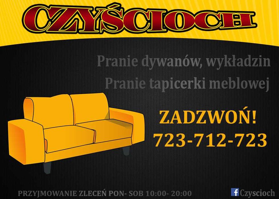 Pranie Tapicerki Meblowej, Dywanów/Wykładzin Zapraszamy!