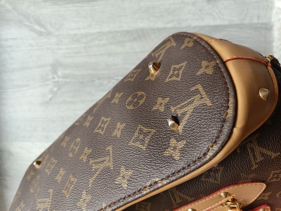 Torebka damska w stylu LV, monogram,  solidna