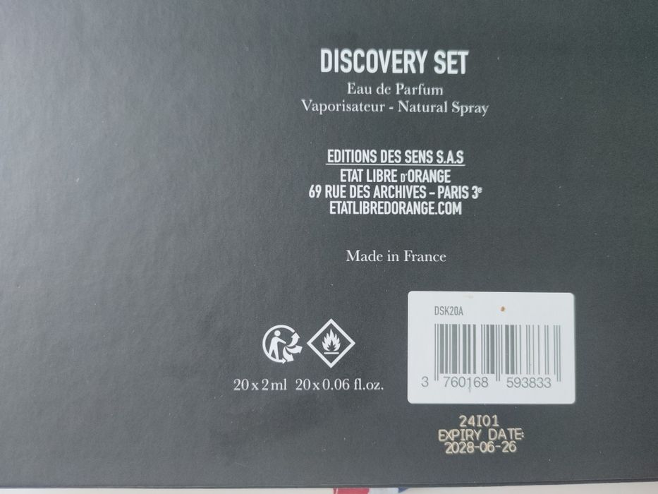 Etat libre d'Orange Discovery set