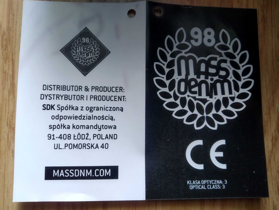 okulary MASSDNM nowe
