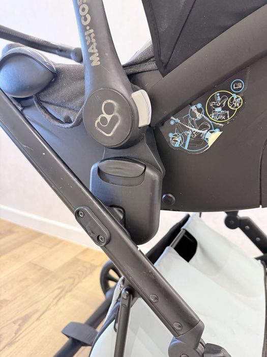 Авто люлька maxi cosi з адаптерами для коляски