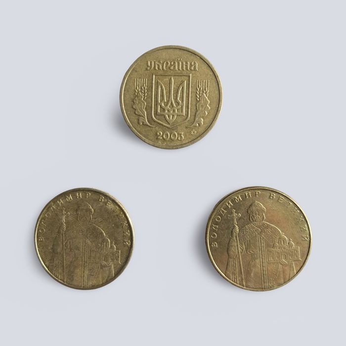 Коллекционные монеты 10 грн и 1 грн