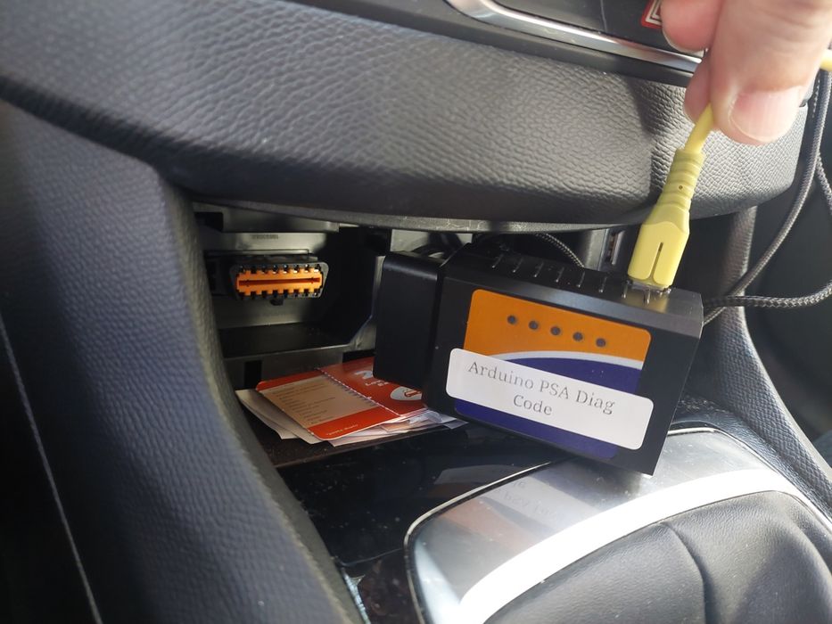 Arduino PSA Diag - reconfigurações NAC PSA Peugeot Citroen