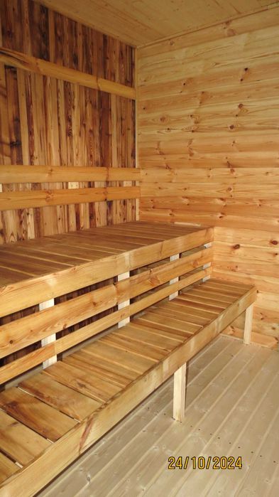 Sauna ogrodowa, domek letniskowy, domek działkowy