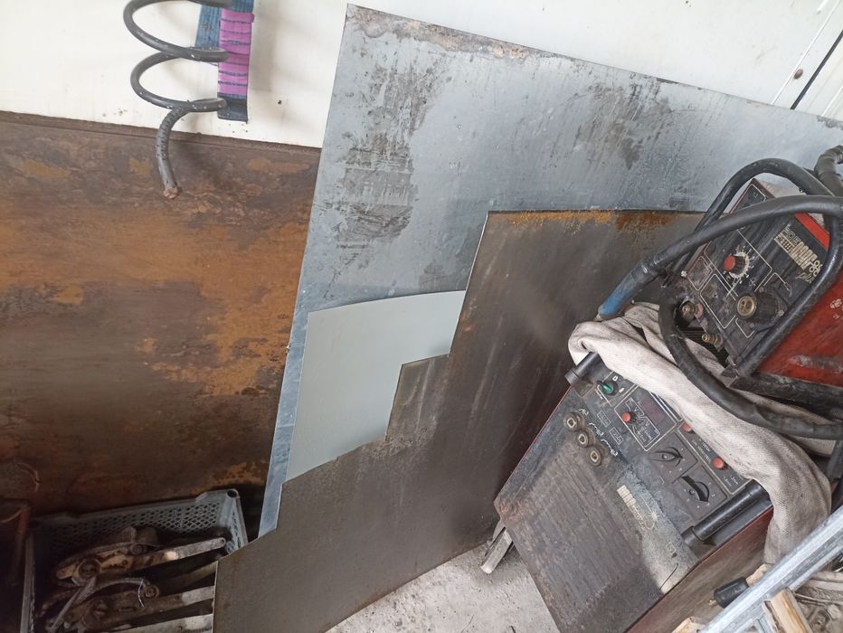 Blacha arkusz stal 1 mm grubości 2 x 1 m blacharska gientarka