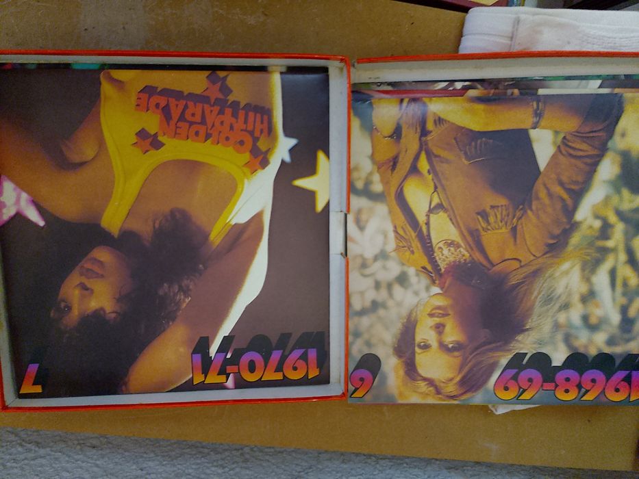 Coleção discos de vinyl