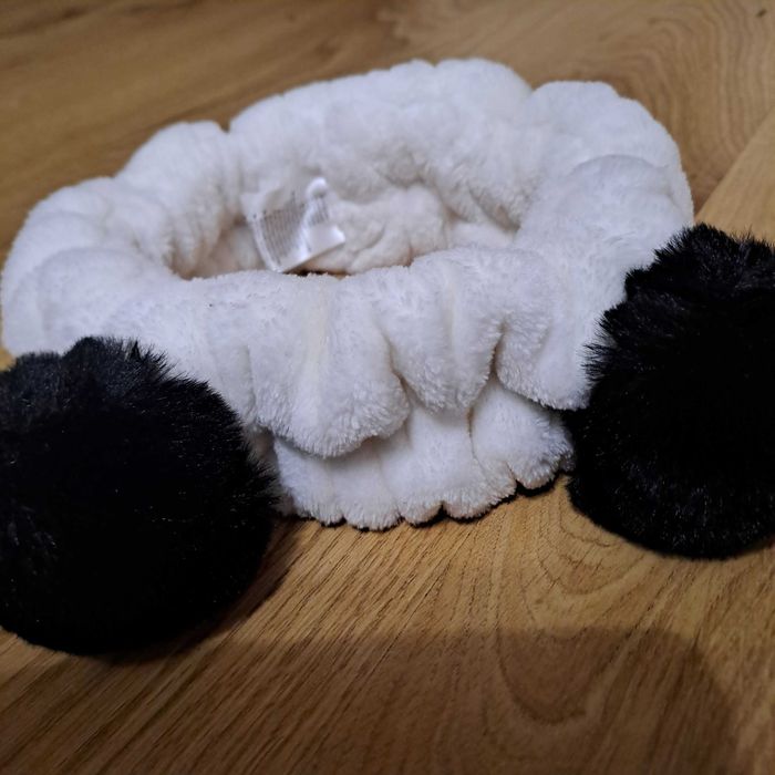 Pluszowa opaska na głowę panda / stan nowy