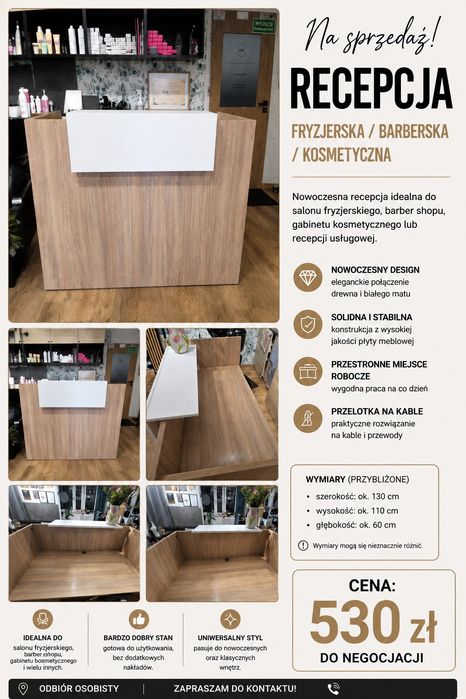 Recepcja fryzjerska