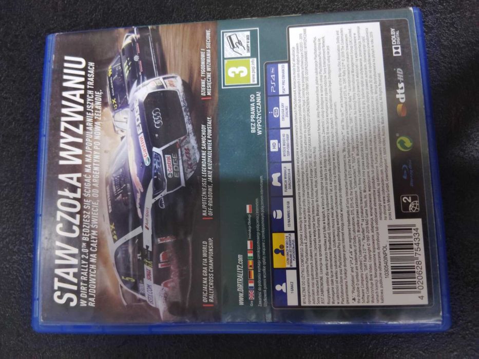 Dirt Rally 2.0 PS4 Polska wersja / Polska okładka