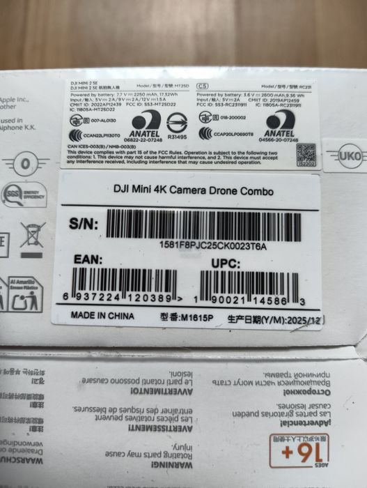 Квадрокоптер DJI Mini 4K Camera Drone Combo