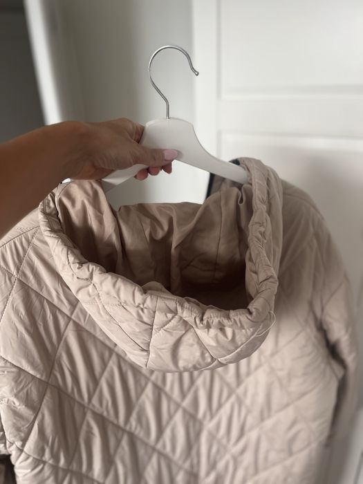 Kurtka parka płaszcz pikowany Zara S