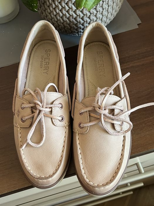 Мокасины фирмы SPERRY,кожанные,36-37,новые