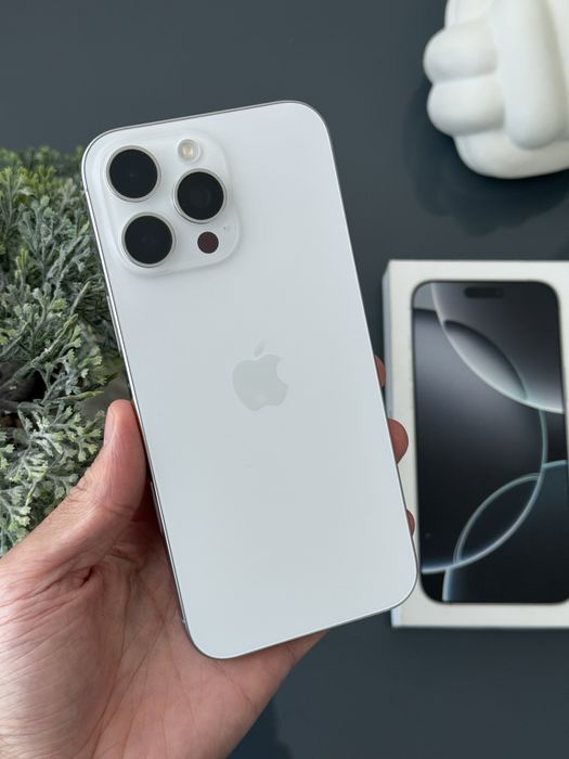 iPhone 16 Pro Max 256gb White Neverlock Айфон АКБ 100%