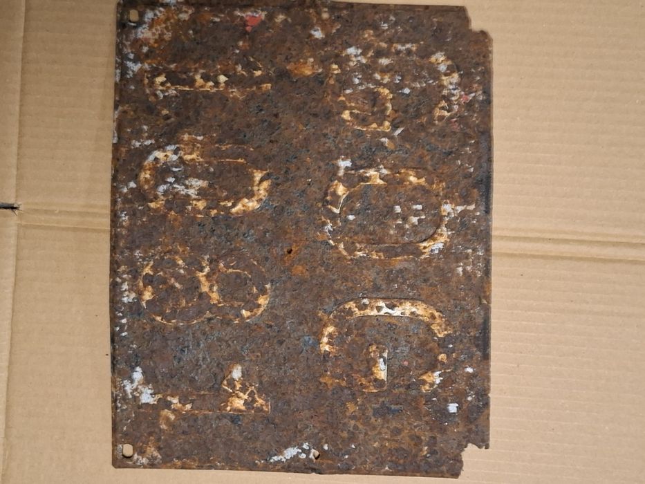 Stara tablica rejestracyjna GOG 1081