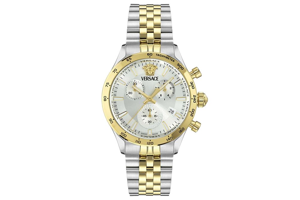 Zegarek męski Versace Hellenyium Chrono Petite 40 mm | Kpl, super stan