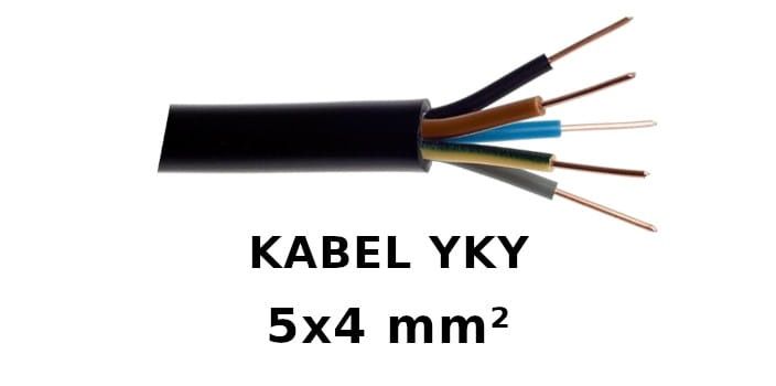 Kabel YKY 5X4 100mb