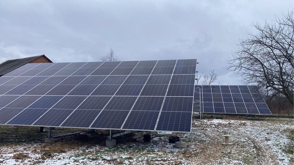 Монтаж сонячних панелей під ключ гибридних станцій