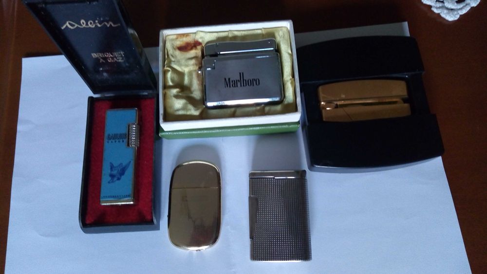 Lote de 5 Isqueiros para Coleção, ( VER DESCRIÇÃO )