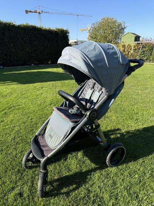 Wozek Espiro Wave niebieski spacerowka