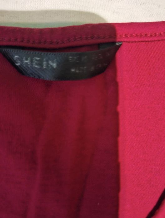 Czerwony crop top, rozmiar S