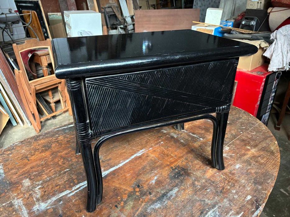 Small Black Lacquered Table