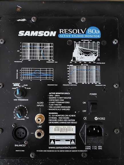 Colunas de Som Activas SanSon Resolv 80a