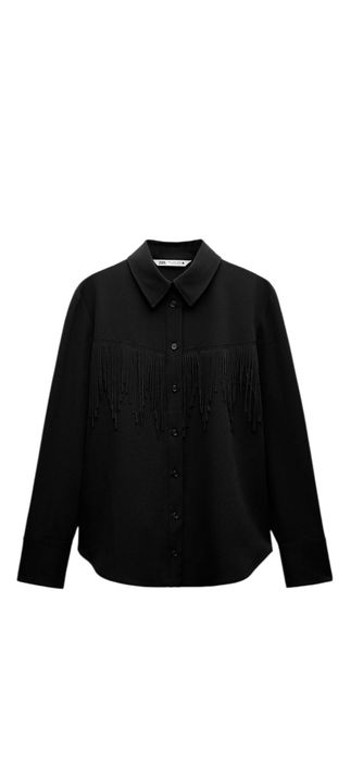 Koszula z frędzlami Zara