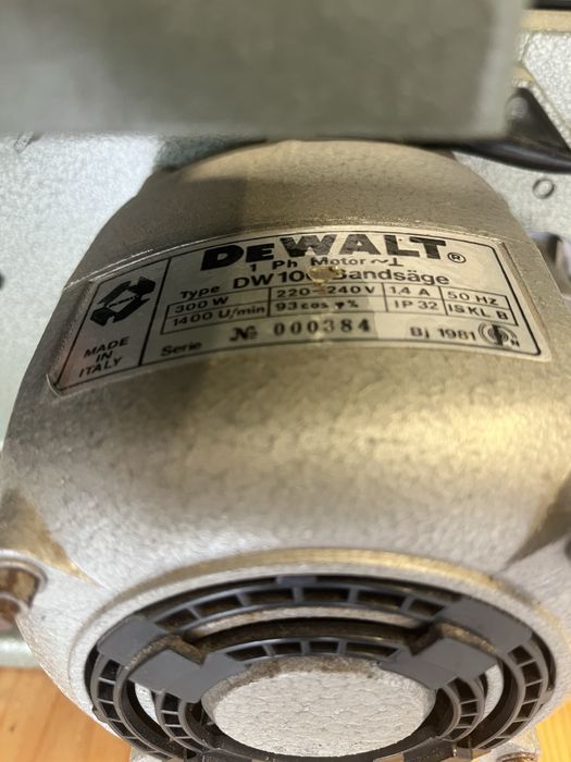 Piła taśmowa Dewalt DW 100 taśmówka 230v Szczytno