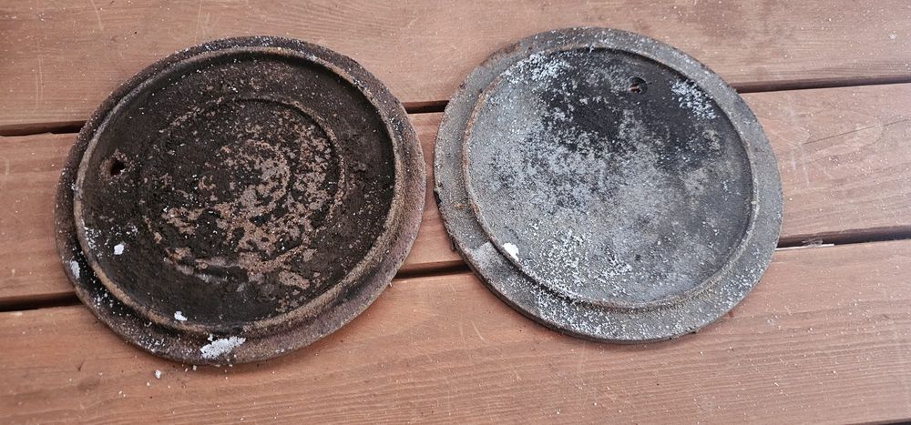 Blacha płyta żeliwna do pieca okrągła fi 200