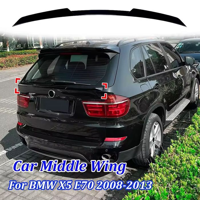 Спойлер BMW X5 E70 накладка на багажник ляду антикрыло бмв е70 х5 BMW