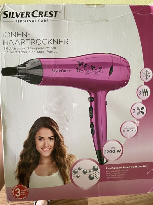 Продам фен Silver Crest