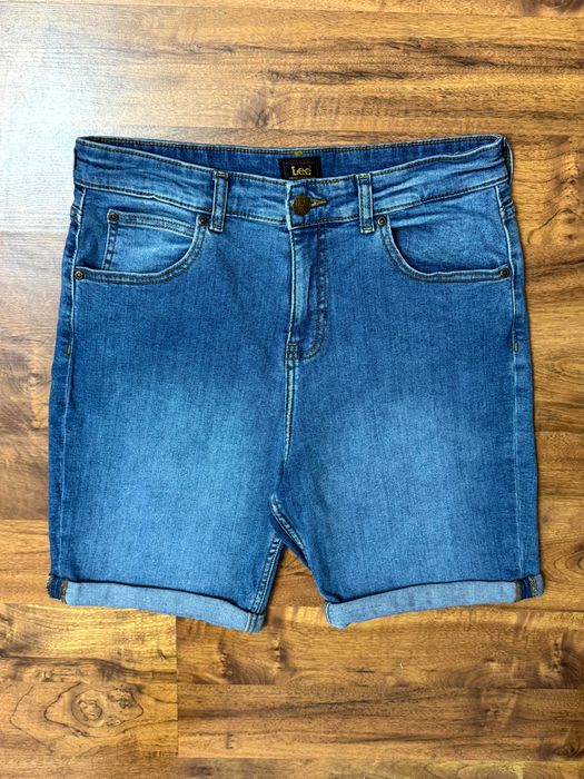 Spodenki jeansowe szorty elastyczne stretch shorts Lee rozmiar S
