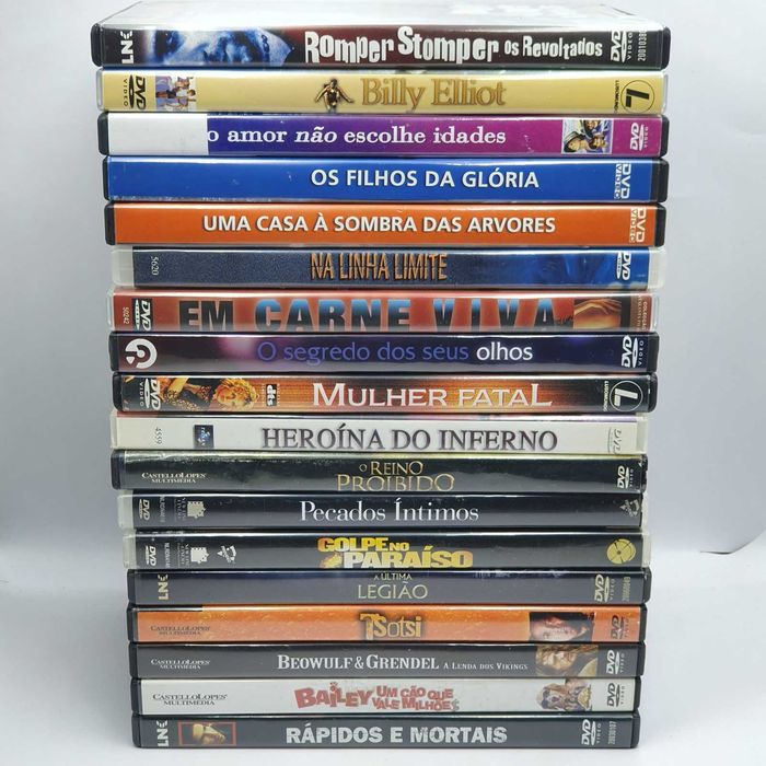 Lote 16/1 - Pack de 18 Filmes em DVD - Ref.VI