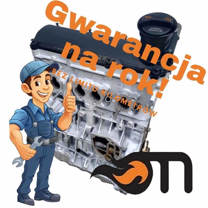 Silnik 1.6 MPI BSE BFQ BSF, BGU, BSE CCSA, CMXA, lepsze pierścienie!