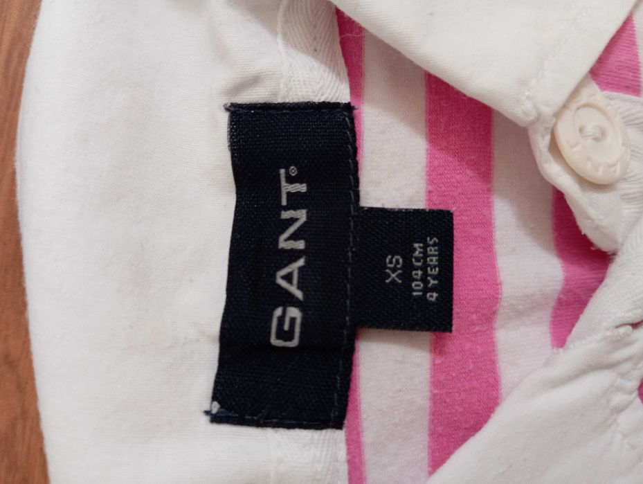 Polo rosa e branco - Gant