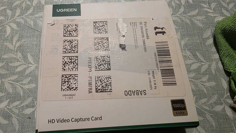 UGREEN Capturador de vídeo HDMI USB C 1080P 60FPS Streaming 4K