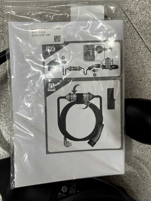 Cabo carregamento doméstico  -  Volvo original