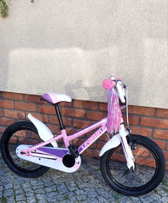 Rower dziecięcy Unibike Daisy 16" – różowy