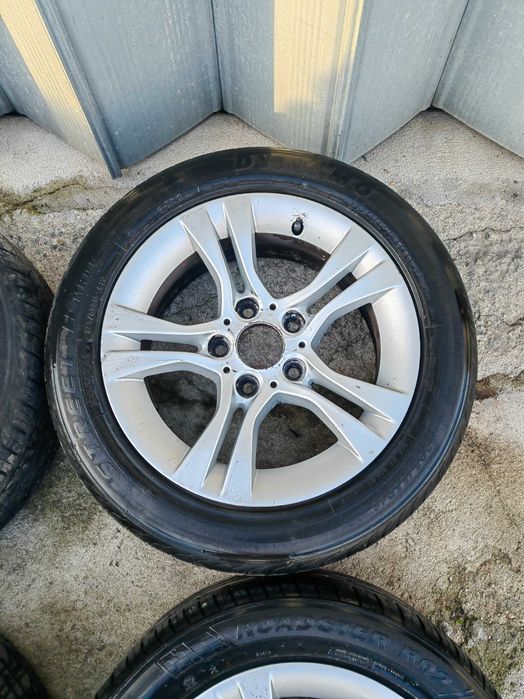 Jantes 17 BMW furação 5x120 com pneus