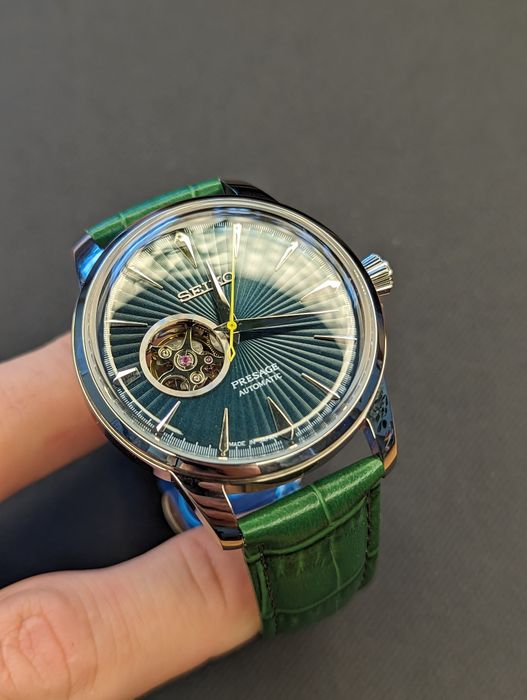 Seiko mod mohito zielona klasyka / możliwa bransoleta