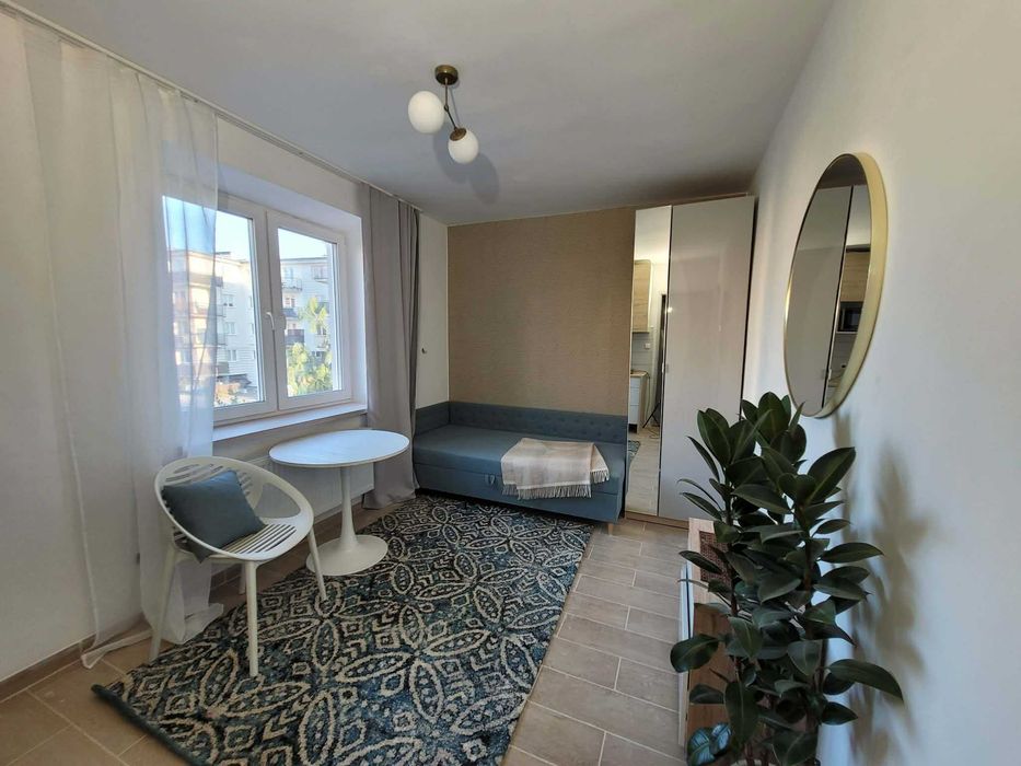 Kawalerka, nowa, balkon, ogródek, blisko SKM i ZKM