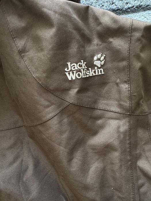 Жіноча парка демісезонна Jack Wolfskin ( оригінал)  шоколадного кольору